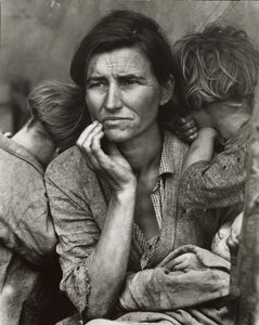 Copy Print of Migrant Mother, Nipomo, California by Dorothea Lange
