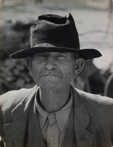 Ex-Tenant Farmer on Relief Grant, Imperial Valley, California by Dorothea Lange