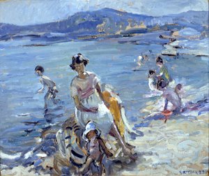 Figures Bathing by Dorothea Sharp