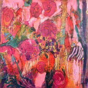 Vibrant Abstract Roses