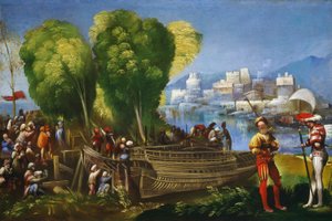 Aeneas and Achates on the Libyan Coast by Dosso Dossi