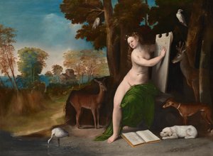 Circe and Her Lovers in a Landscape, c.1525