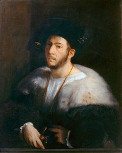 Portrait of a Man, Also Known as Portrait of Cesare Borgia by Dosso Dossi