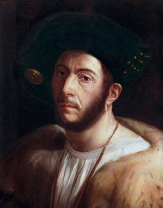 Portrait of Man, Probably Cesare Borgia (1475-1507) (detail)