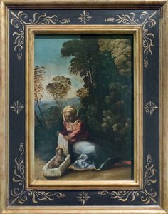 Rest during the Flight into Egypt, known as the Zingarella