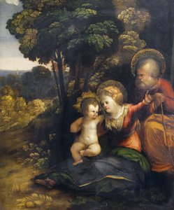 Rest on flight into Egypt