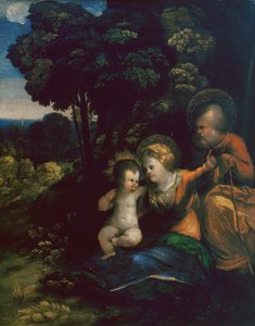 Rest on the Flight into Egypt by Dosso Dossi