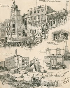 Sketches of London from October 1901 by Douglas Macpherson
