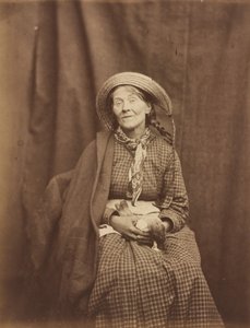 Woman Holding a Dead Bird, Surrey County Asylum by Dr. Hugh Welch Diamond