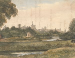 View of Windsor from Down the River by Dr. William Crotch