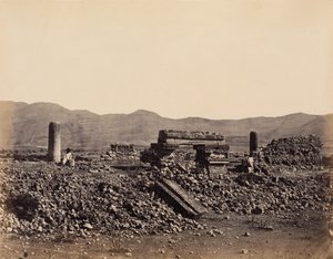 Second Palace at Mitla, Mexico, February 1860