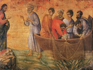 Christ at the Sea of Galilee (detail)