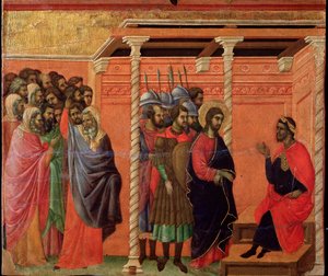 Jesus in front of Pontius Pilate