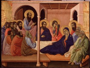 Mary Leaves the Apostles
