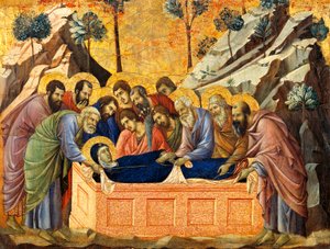 The Burial of the Virgin (detail)