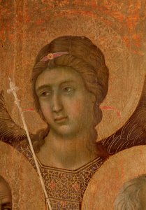 Virgin and child on the throne (detail)