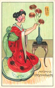 Madame Chrysanthemum, from the novel by Pierre Loti by Dudley Hardy