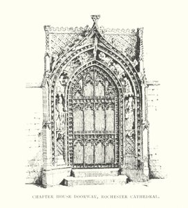 Chapter House Doorway, Rochester Cathedral by Duncan Moul