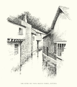 The River Hiz from Bridge Street, Hitchin by Duncan Moul