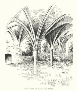 The Crypt of Waverley Abbey by Duncan Moul