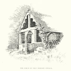 The Porch of West Horsley Church by Duncan Moul