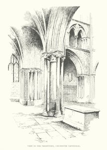 View in the presbytery, Chichester Cathedral by Duncan Moul