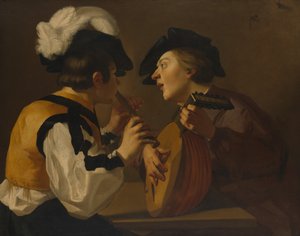 Two Musicians by Dutch