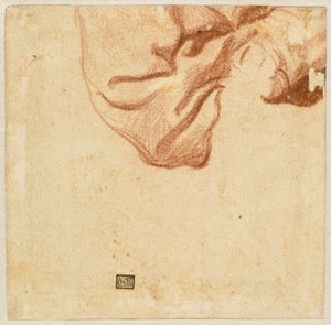 Drapery Study (verso) by Dutch 17th Century
