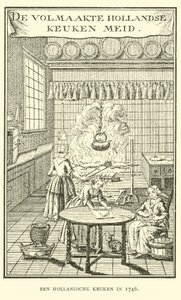 A Dutch Kitchen in 1746 by Dutch School