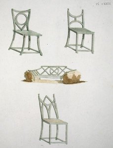A collection of seats, from 