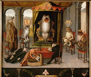 Allegory on the Execution of Johan van Oldenbarnevelt by Dutch School