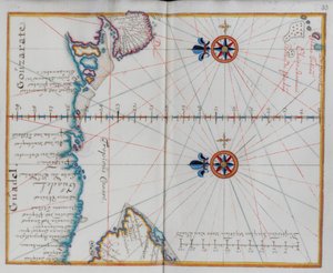 Arabia: Map of the Arabian Sea by Dutch School