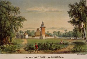 Banten Mosque, Java, Indonesia by Dutch School