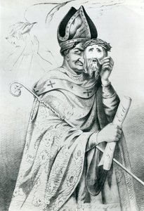 Caricature of Pope Pius IX