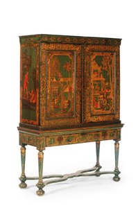 Collectors cabinet on stand, c.1700-30