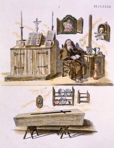 Illustration from Magazine of Garden Gems by G. van Laar, published 1802 by Dutch School