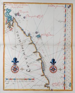Map of Cochin-China, Asia by Dutch School