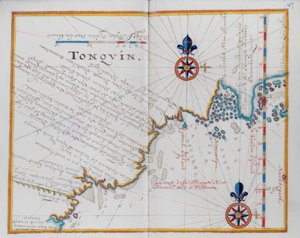 Map of Tonquin, China by Dutch School