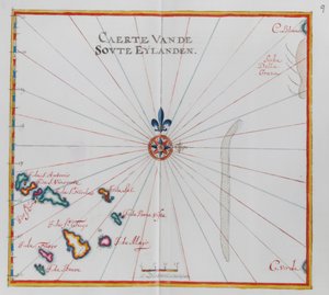 Map of the Cape Verde Islands by Dutch School