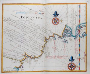 Map of the coast of Burma