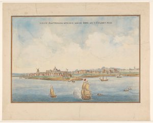 New Amsterdam and Manhattan, c.1660
