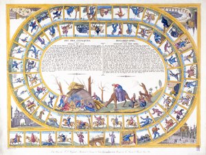 The Cossack Game with illustrations of different types of Russian soldiers