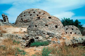 Domes of baths (hammams) of the 14th century by Dynasty Seljuq