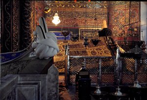 View of the mausoleum of Mevlana (Celaleddin Rumi)