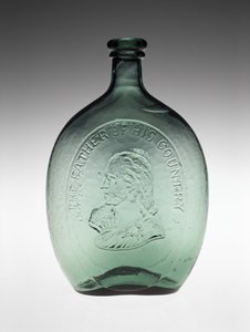 Figured Flask, c. 1848