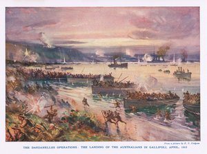 The Dardanelles Operations: The Landing of the Australians in Gallipoli, April, 1915