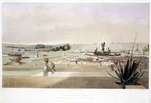 The Parterre, Castle Howard, pub. by Thomas McLean by E. Adveno Brooke