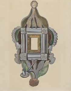 Candle Sconce with Mirror