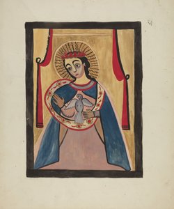 Retablo of Holy Ghost, c. 1936