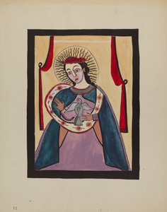 Retabla of Holy Ghost, c. 1936